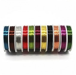 Copper Jewelry Beading Wire-10 Rolls