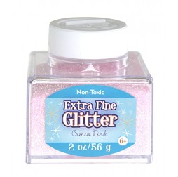 Glitter Stacker Jar-Cameo Pink