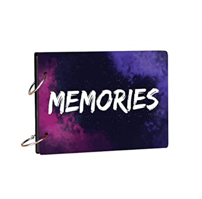 Memories Theme Wooden Photo Album Scrapbook