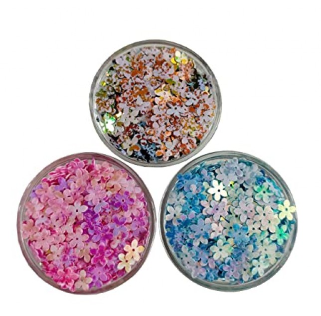 OPR Shine Flower Sequins-3 Pack