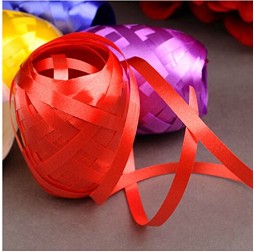 PP plastic 10 m balloons ribbon