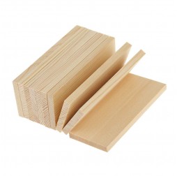 Pine Wood Rectangle Board Panel for Craft-10 Pieces