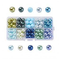 Tiny Satin Luster Glass Pearl Bead-200pcs